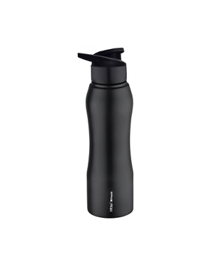 Borosil Grip N Sip Stainless Steel Bottle- Black- 750ml